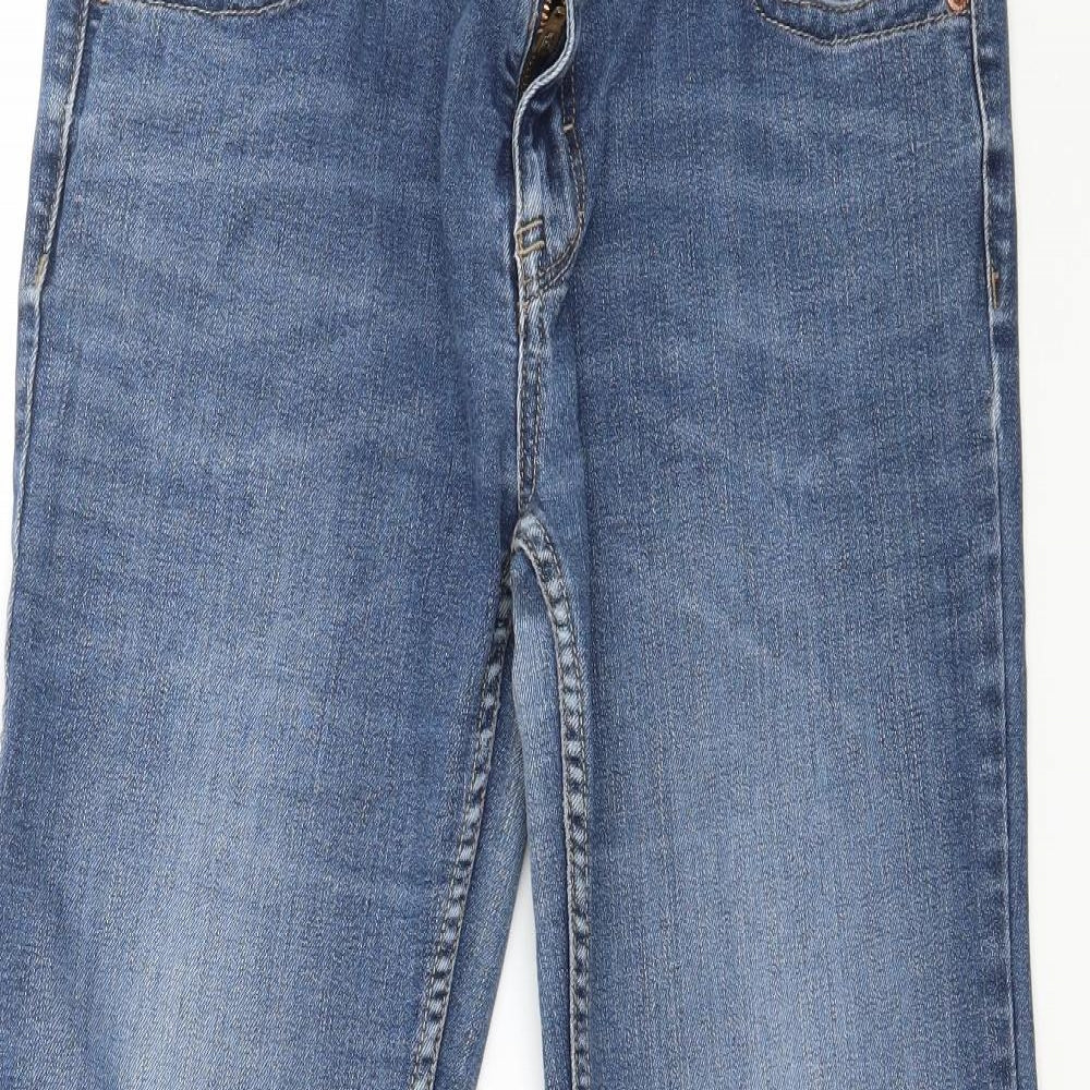 NEXT Womens Blue  Denim Straight Jeans Size 10 L28 in