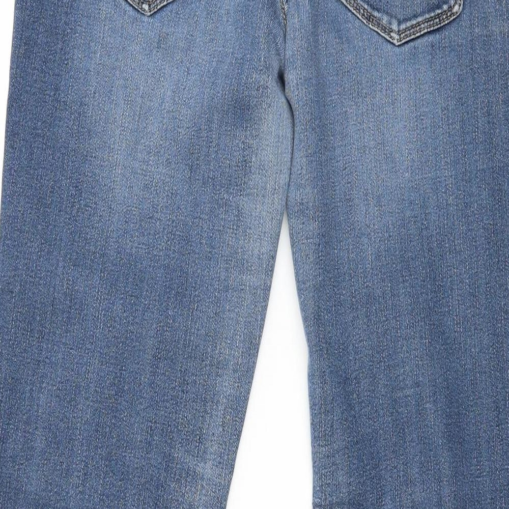 NEXT Womens Blue  Denim Straight Jeans Size 10 L28 in