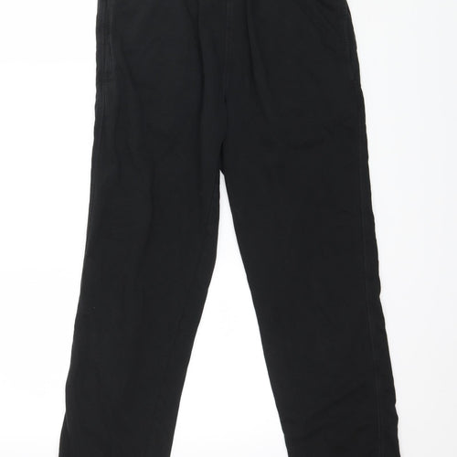 Marks and Spencer Mens Black  Jersey Jogger Trousers Size 30 in L29 in