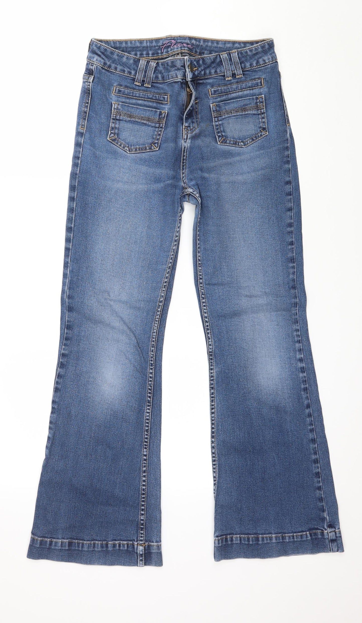 NEXT Womens Blue  Denim Straight Jeans Size 10 L28 in