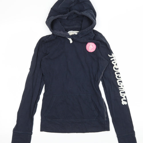 Abercrombie & Fitch Womens Blue  Jersey Pullover Hoodie Size S