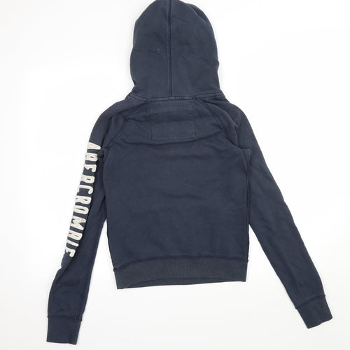 Abercrombie & Fitch Womens Blue  Jersey Pullover Hoodie Size S