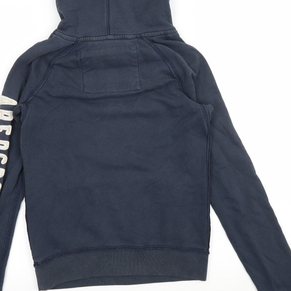 Abercrombie & Fitch Womens Blue  Jersey Pullover Hoodie Size S