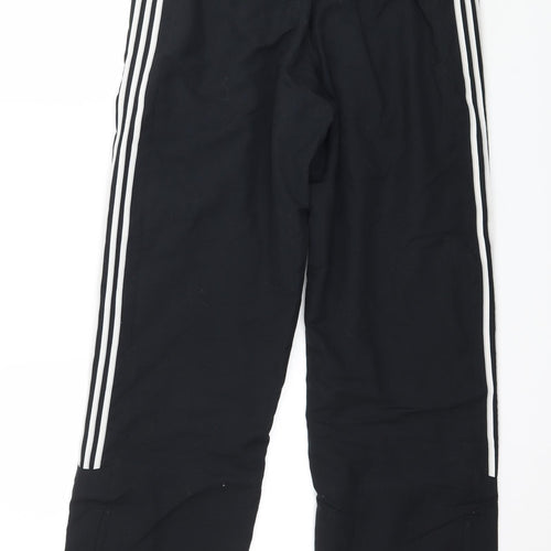 adidas Womens Black Striped  Jogger Trousers Size 8 L29 in