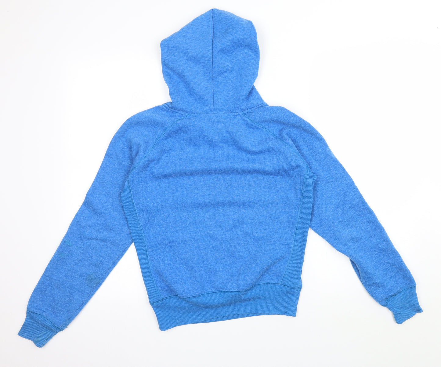 New Look Womens Blue  Jersey Pullover Hoodie Size 10