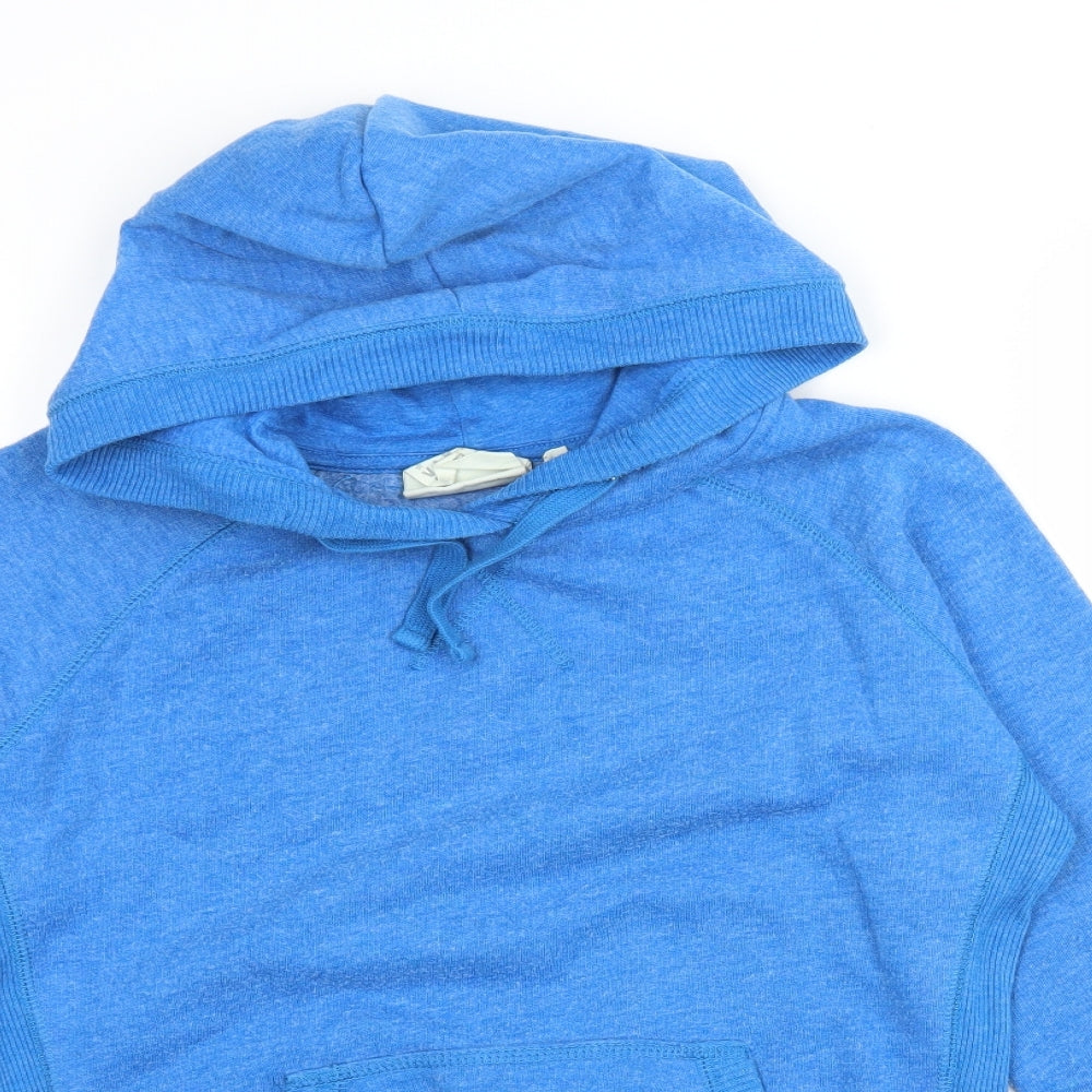 New Look Womens Blue  Jersey Pullover Hoodie Size 10