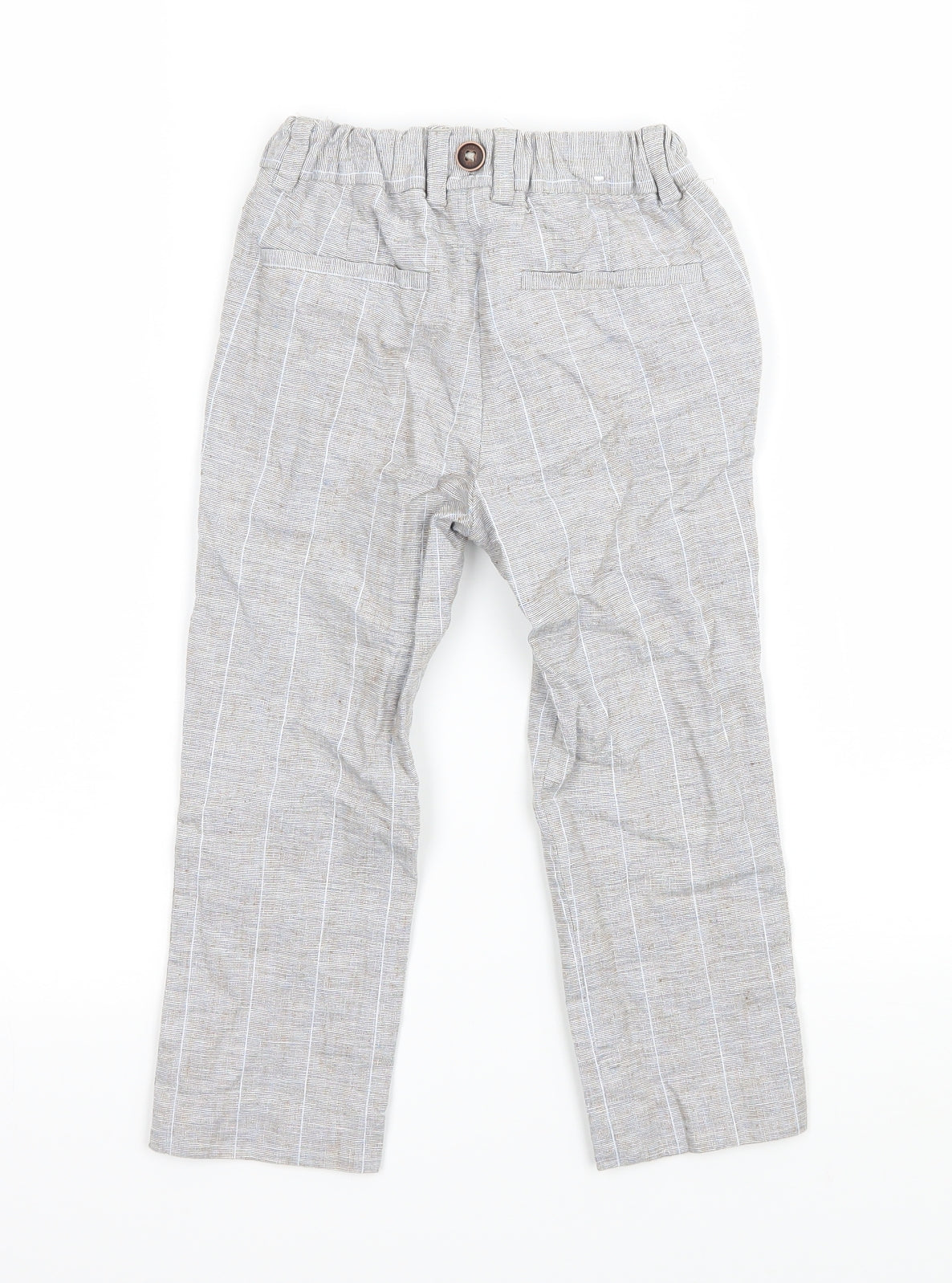 NEXT Boys Grey Check  Dress Pants Trousers Size 2-3 Years