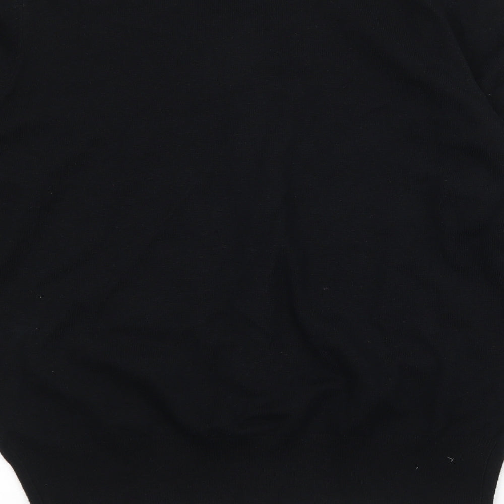 Papaya Womens Black  Knit Cardigan Jumper Size 12