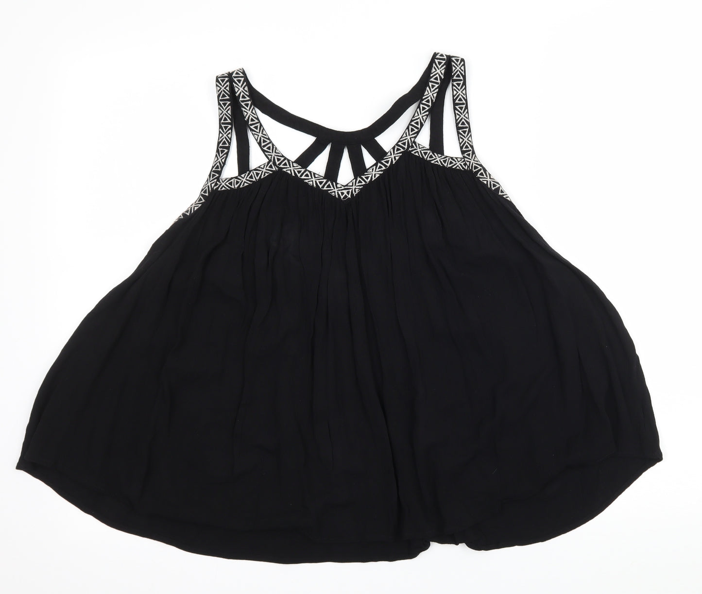 New Look Womens Black   Camisole Tank Size 12