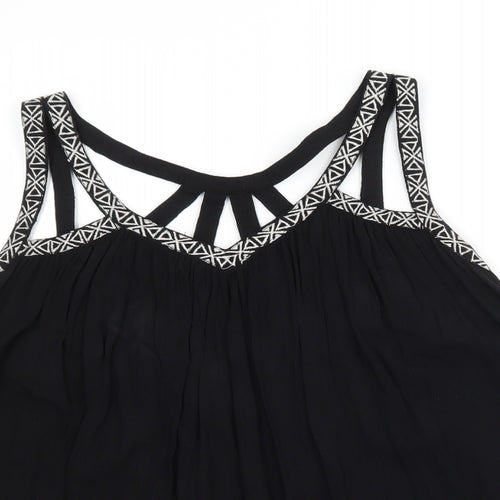 New Look Womens Black   Camisole Tank Size 12