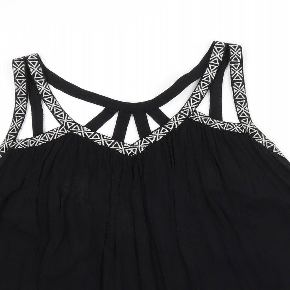 New Look Womens Black   Camisole Tank Size 12