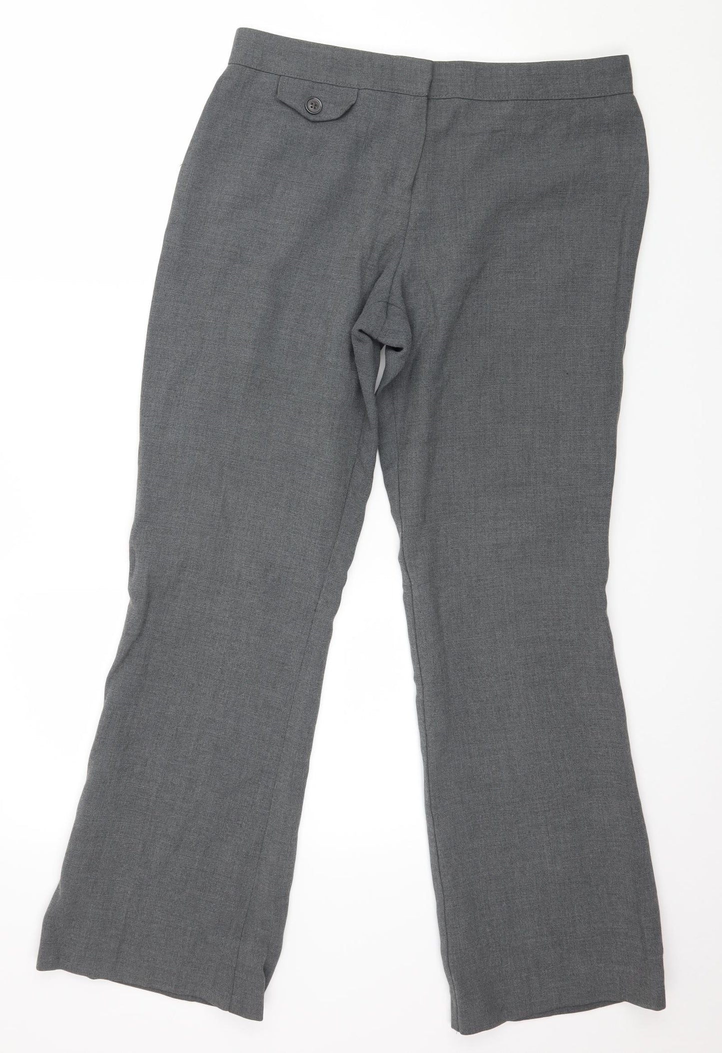 Marks and Spencer Womens Grey   Trousers  Size 14 L29 in