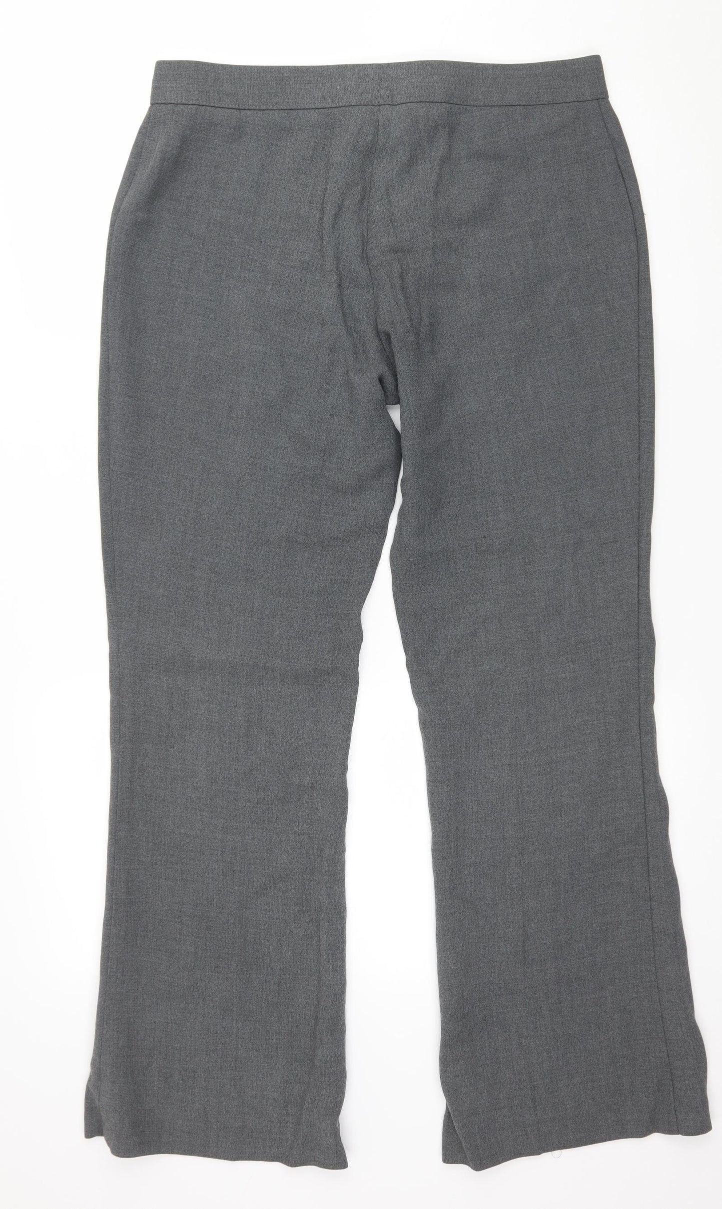 Marks and Spencer Womens Grey   Trousers  Size 14 L29 in