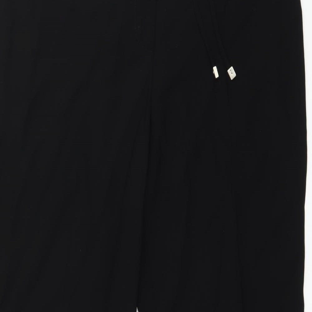 Precis Womens Black   Trousers  Size 14 L29 in