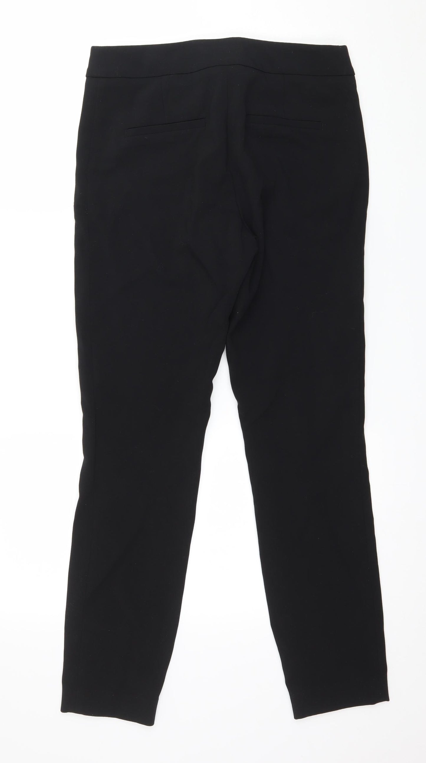 H&M Womens Black   Trousers  Size 10 L27 in