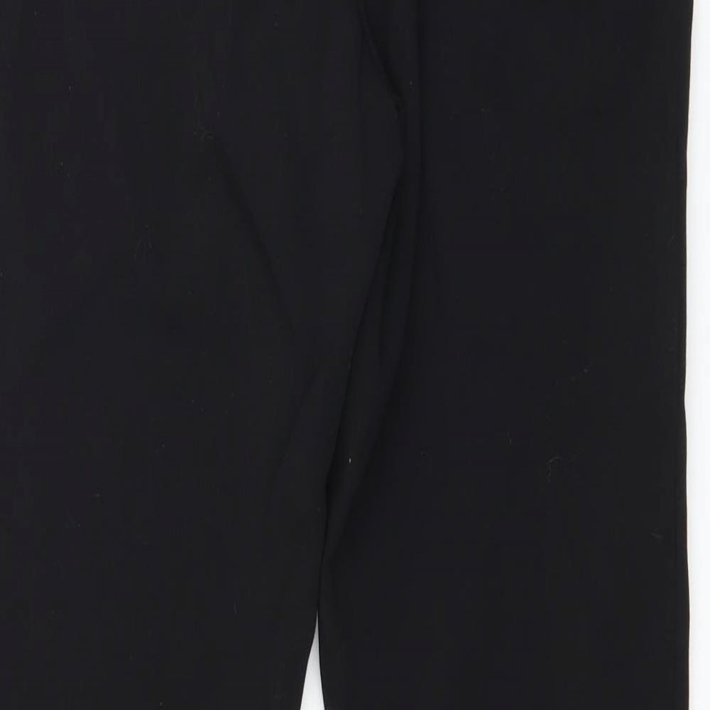H&M Womens Black   Trousers  Size 10 L27 in