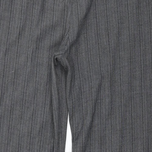Joella Di Marco Womens Grey Striped  Trousers  Size XL L29 in