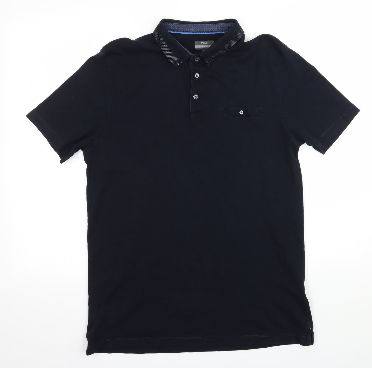 NEXT Mens Blue  Jersey  Polo Size L