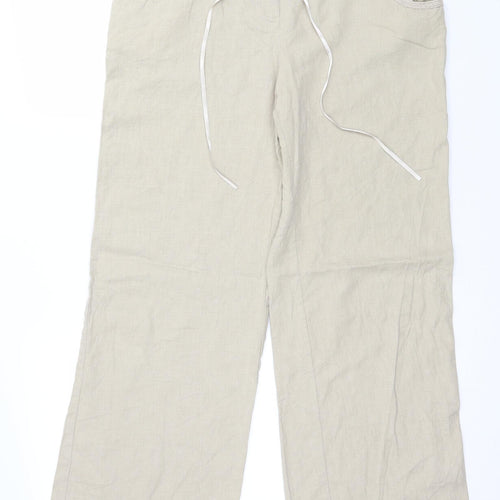 George Womens Beige   Trousers  Size 14 L29 in