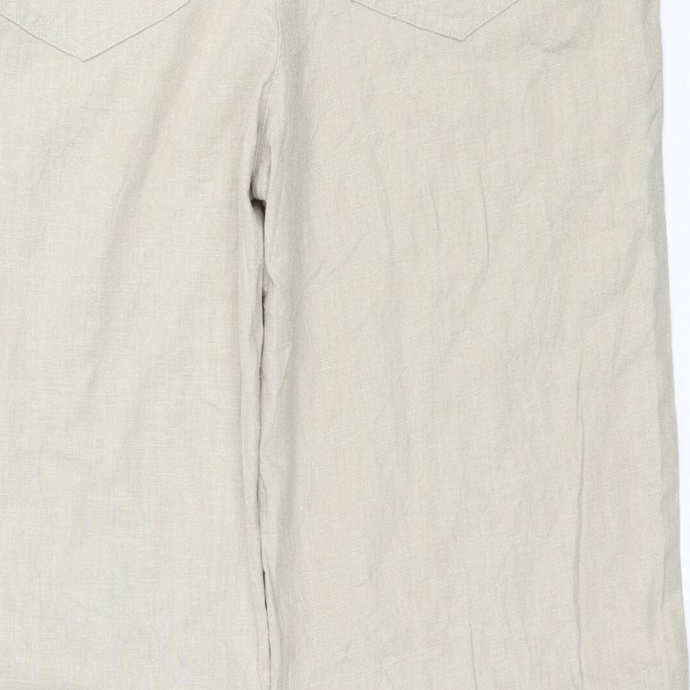 George Womens Beige   Trousers  Size 14 L29 in