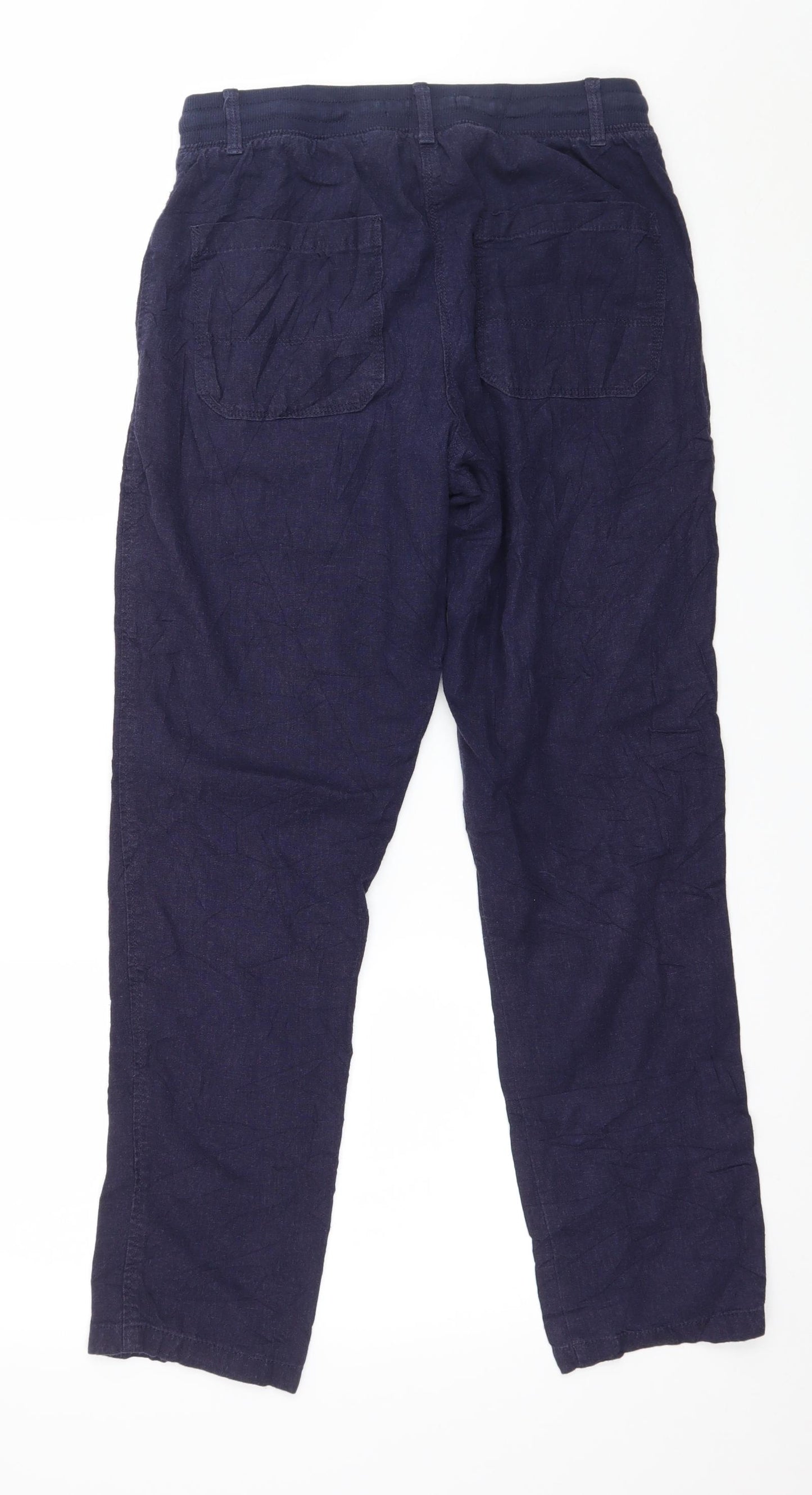 Marks and Spencer Womens Blue   Trousers  Size 6 L27 in