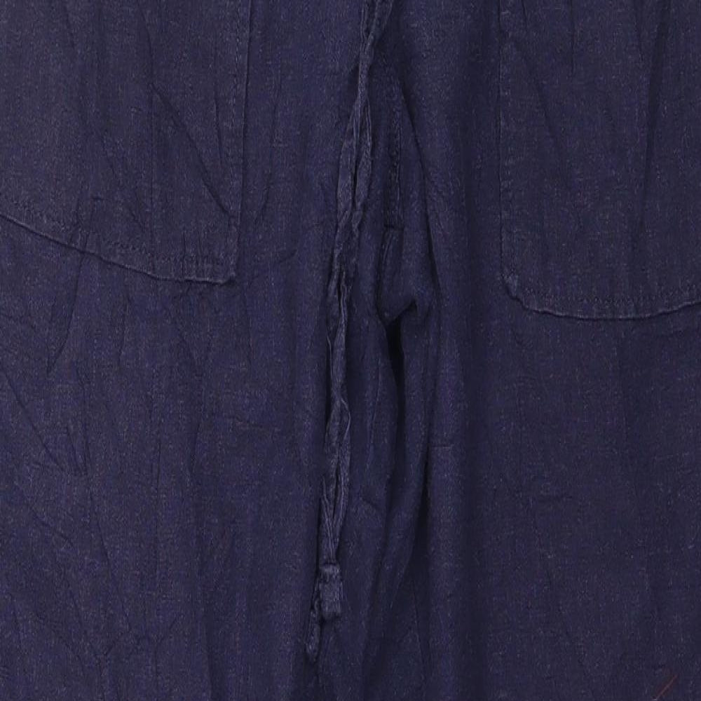 Marks and Spencer Womens Blue   Trousers  Size 6 L27 in