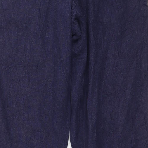 Marks and Spencer Womens Blue   Trousers  Size 6 L27 in
