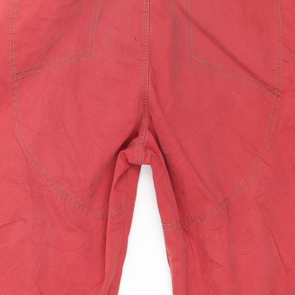 Timezone Mens Red   Cargo Shorts Size 33 in