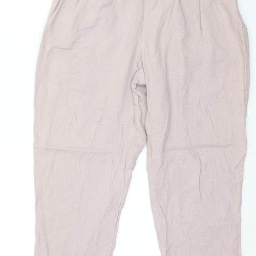 H&M Womens Pink   Trousers  Size 8 L23 in
