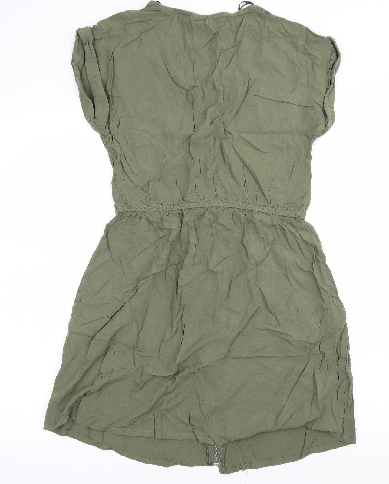 Select Womens Green  Rayon T-Shirt Dress  Size 12