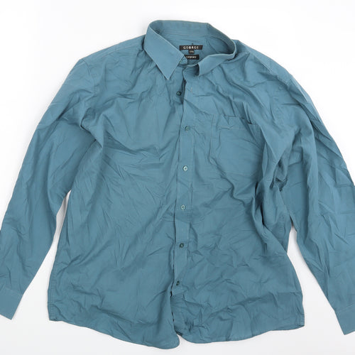 George Mens Green    Button-Up One Size