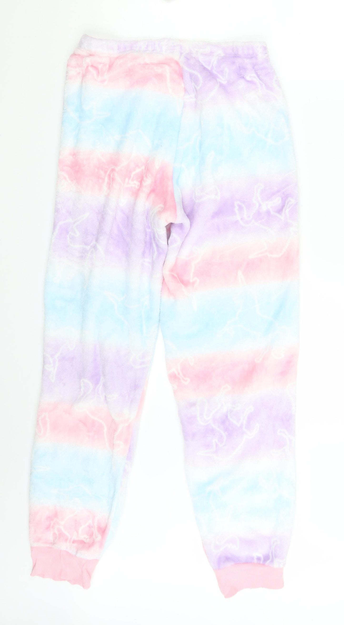 M&S Womens Multicoloured   Jogger Trousers Size 12 L26 in