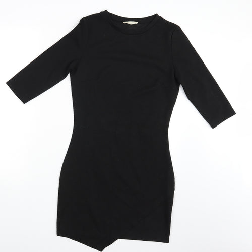 Mango Womens Black   Pencil Dress  Size M