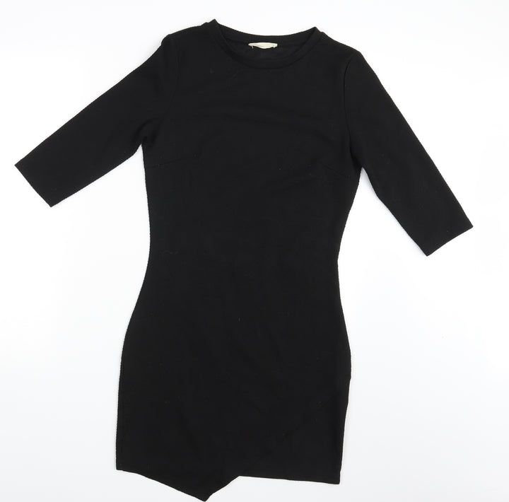 Mango Womens Black   Pencil Dress  Size M