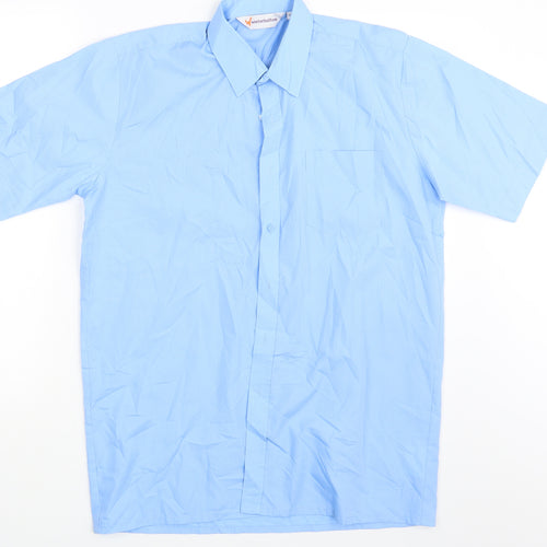 Winterbottom Mens Blue    Button-Up One Size