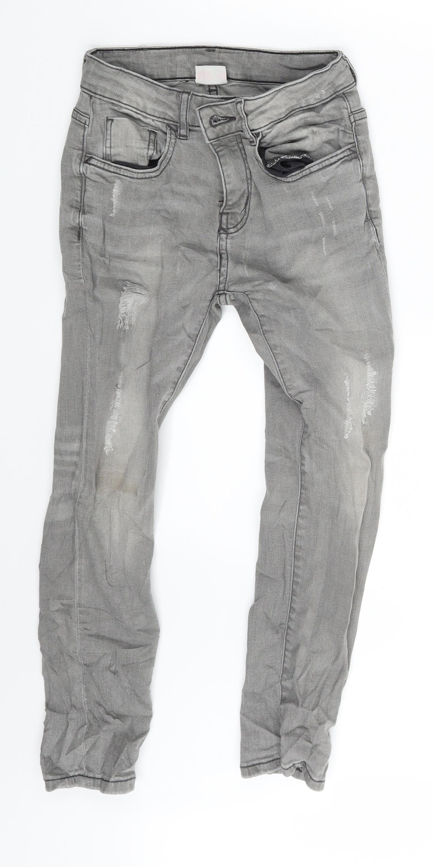 Zara Boys Grey   Skinny Jeans Size 8 Years