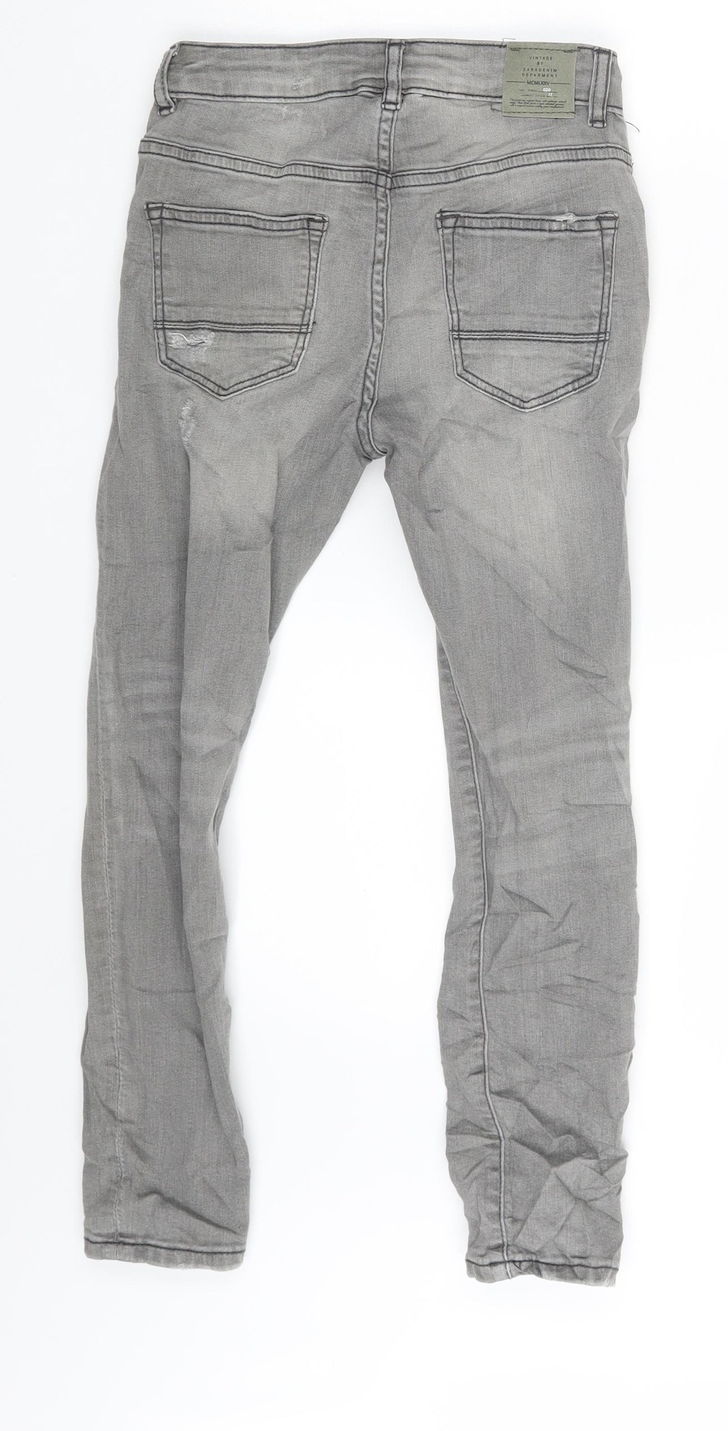 Zara Boys Grey   Skinny Jeans Size 8 Years