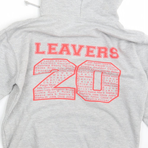 Justhoods Mens Grey   Pullover Hoodie Size S  - FTPS