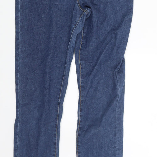 Denim & Co. Womens Blue   Skinny Jeans Size 8 L27 in