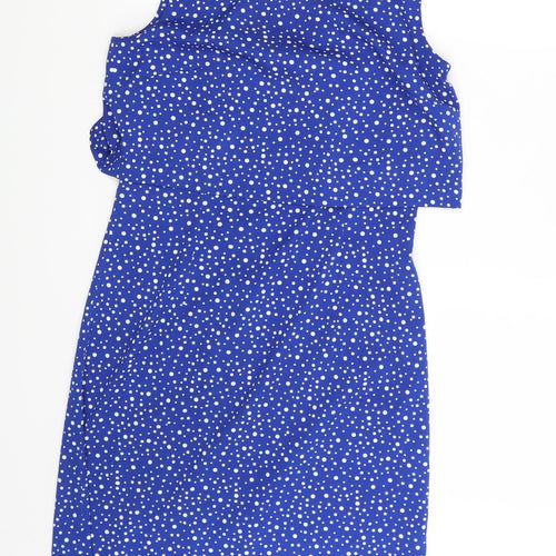 GREAT PLAINS Womens Black Polka Dot  Basic  Size S