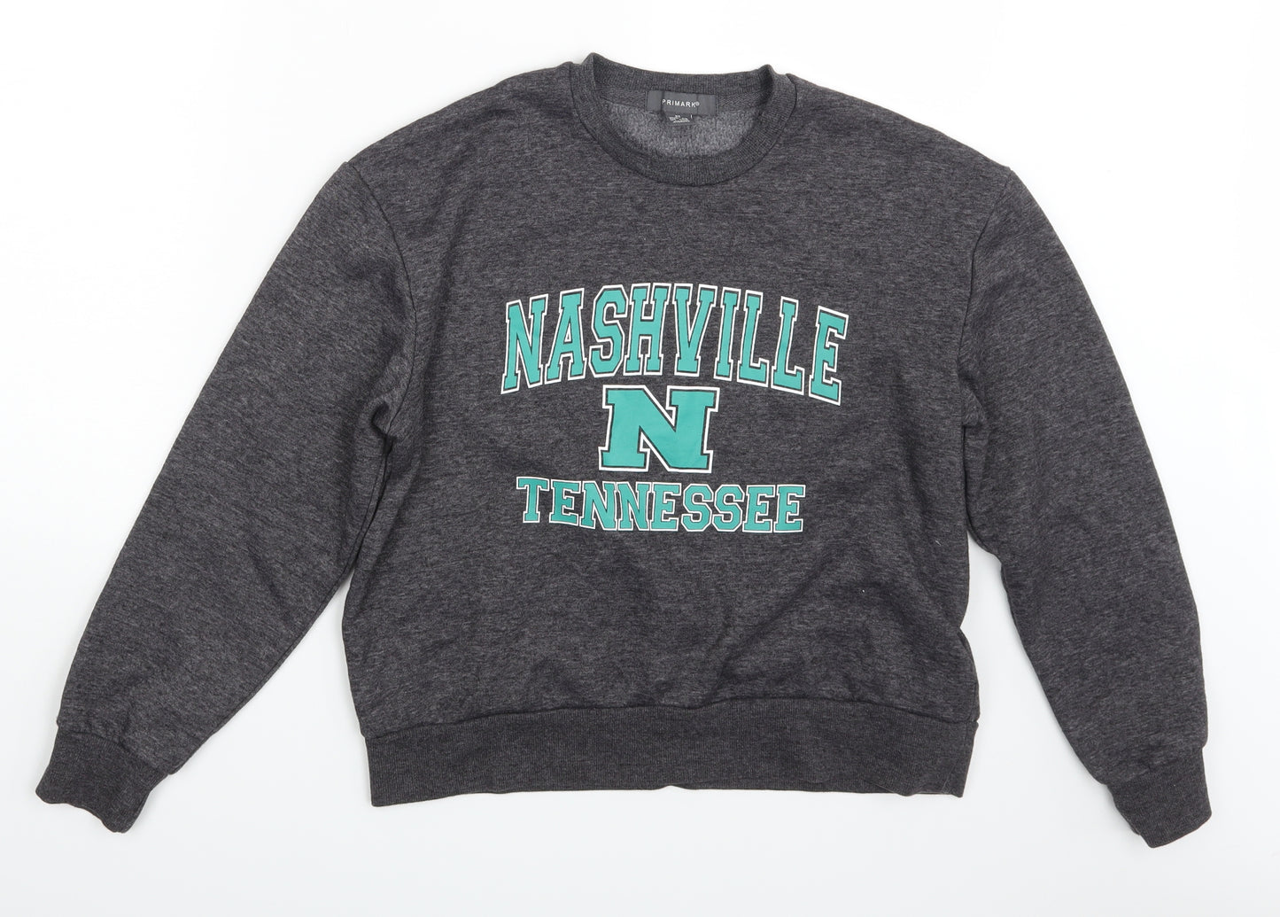 Primark Womens Grey   Pullover Sweatshirt Size 6
