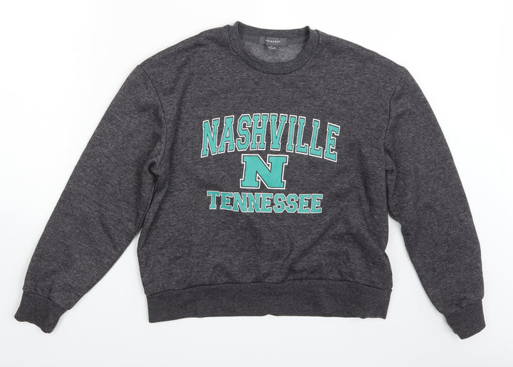 Primark Womens Grey   Pullover Sweatshirt Size 6