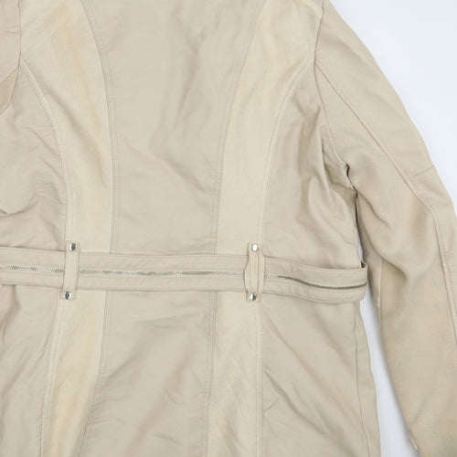 River Island Womens Beige   Overcoat Coat Size 18