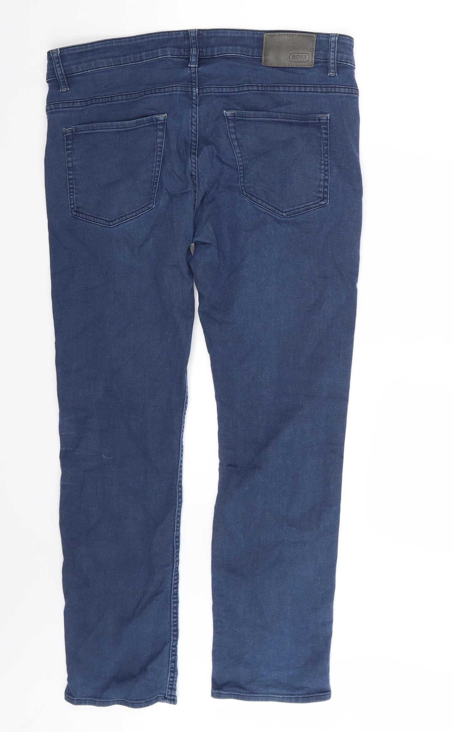 HUGO BOSS Mens Blue   Tapered Jeans Size 34 L28 in