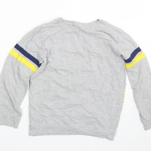 Pokemon Boys Grey   Pullover T-Shirt Size 8-9 Years  - Pikachu !