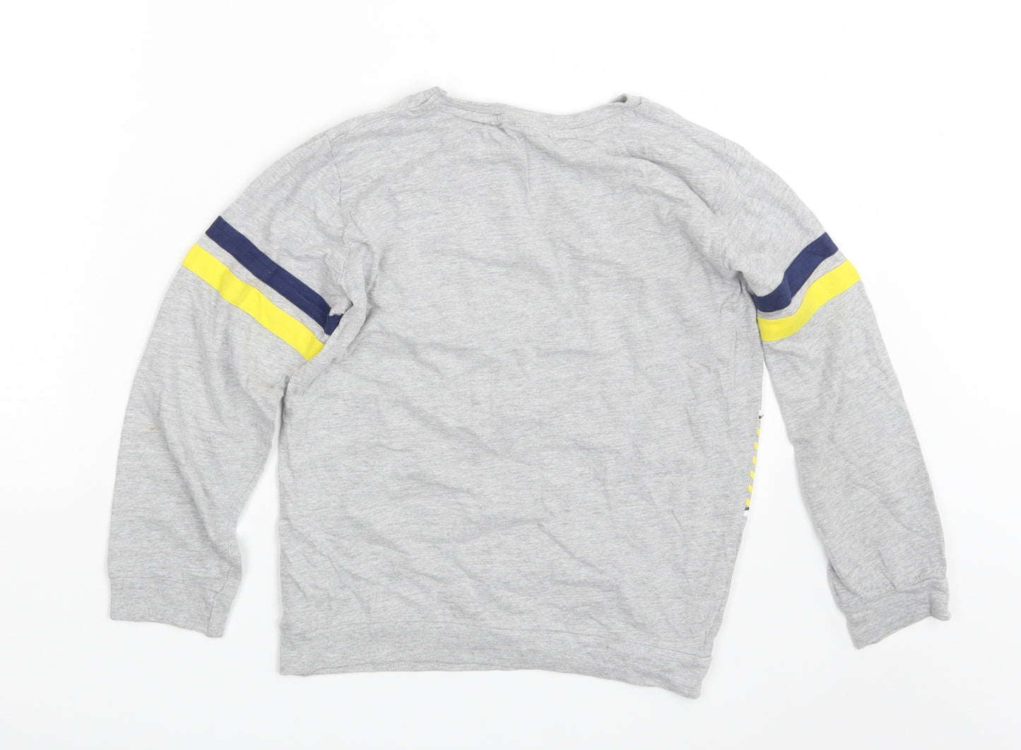Pokemon Boys Grey   Pullover T-Shirt Size 8-9 Years  - Pikachu !