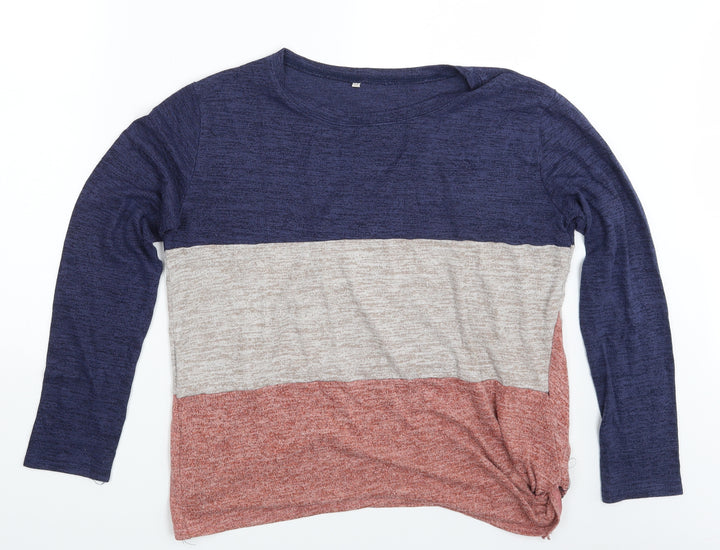 Preworn Womens Multicoloured   Pullover Sweatshirt Size XL