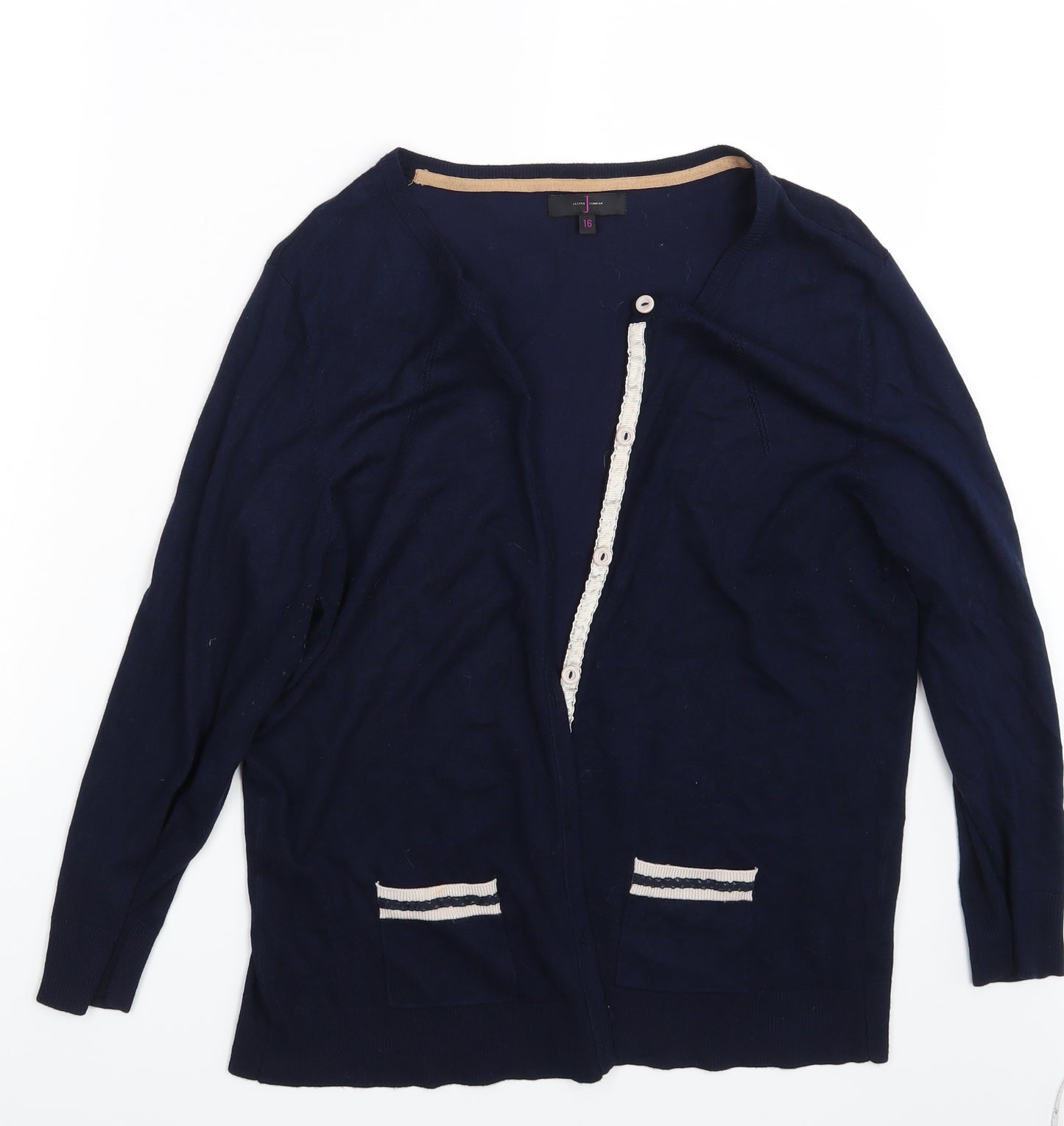 Jasper Conran Womens Blue   Cardigan Jumper Size 16