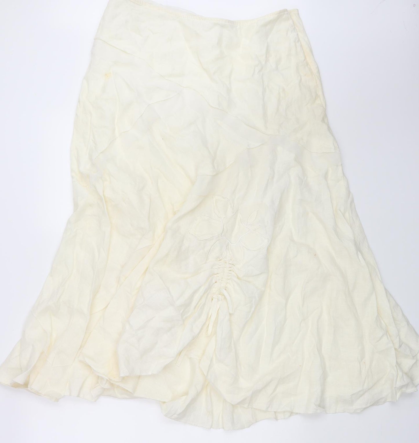 Per Una Womens Ivory   A-Line Skirt Size 16