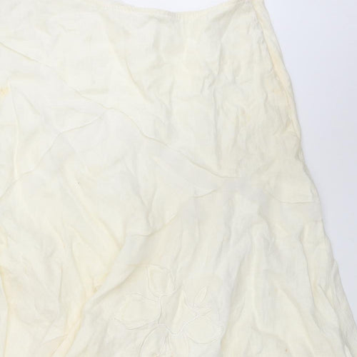 Per Una Womens Ivory   A-Line Skirt Size 16